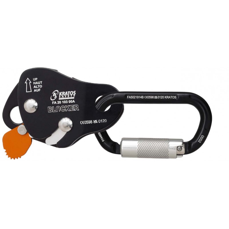 Anticaid. desliz. Alum. para cuerda 11mm  - BLOCKER