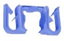 GRAPA PVC PARA BRIDA PERFIL 2300 AZUL